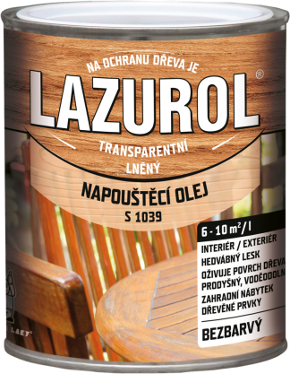 LAZUROL NAPOUŠTĚCÍ OLEJ S1039