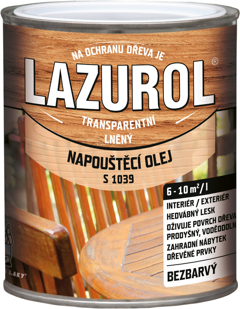 LAZUROL NAPOUŠTĚCÍ OLEJ S1039