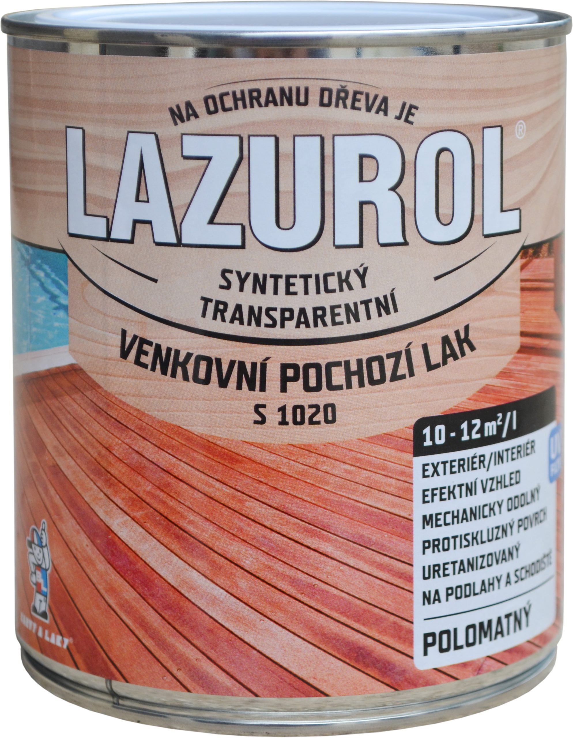 LAZUROL VENKOVNÍ POCHOZÍ LAK S1020